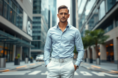 cmsimple.nl | Het belang van fit: hoe een shirt het uiterlijk van je witte broek beïnvloedt